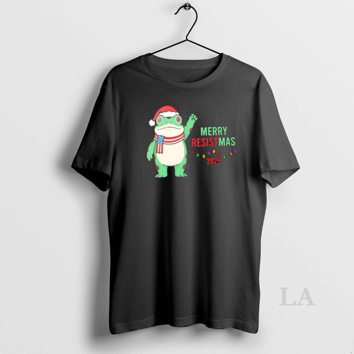 Original Portland Protest Frog Merry Resistmas 2025 Christmas