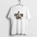 Original Portland Trail Blazers Basketball Nba Hoops For Troops Logo