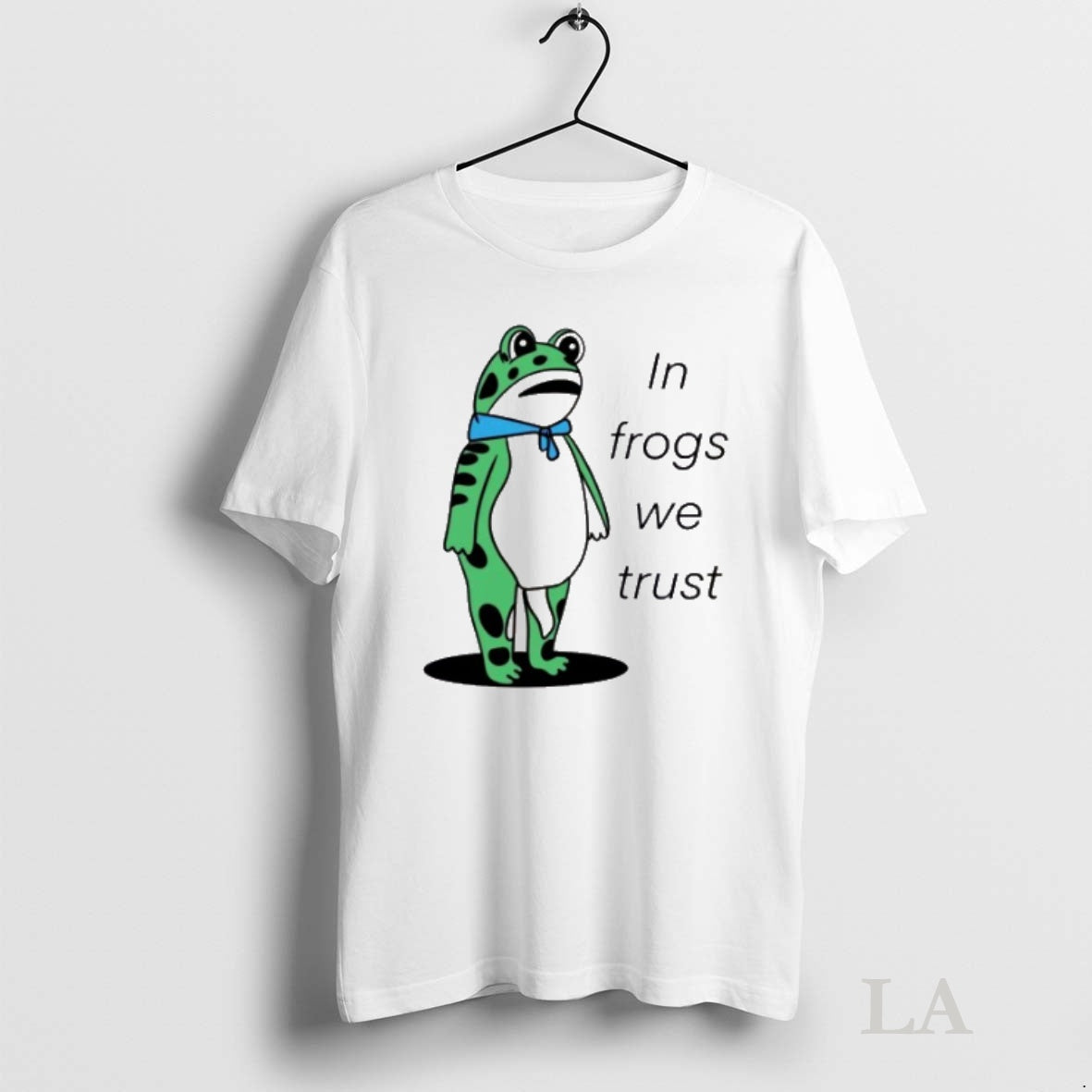 Original Portland Frog In Frogs We Trust Tee Sweater