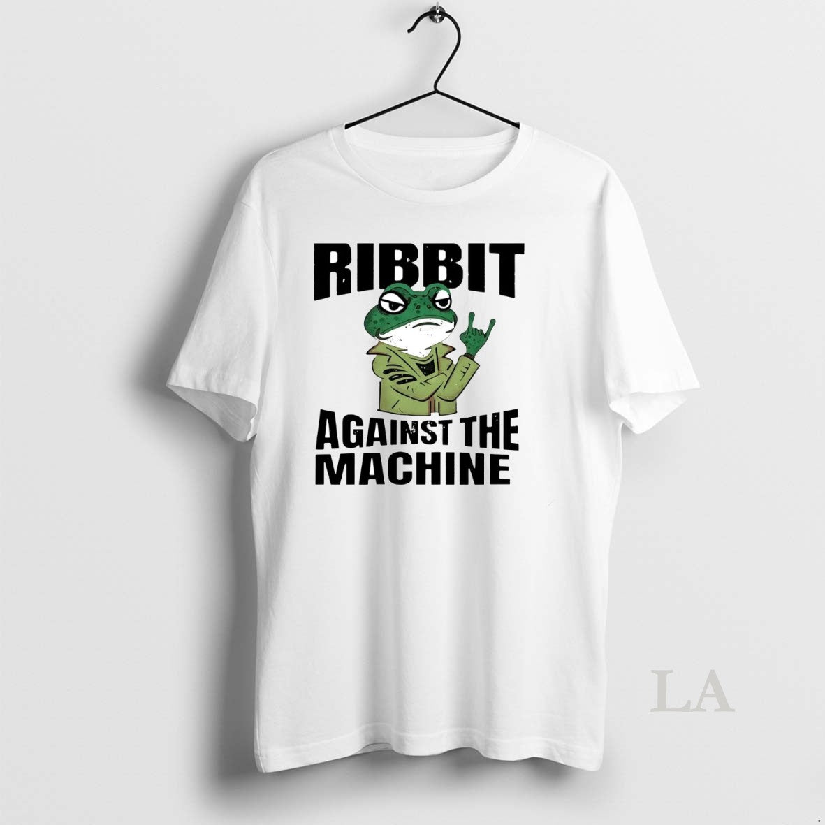 Original Portland Frog Ribbit Against The Machine