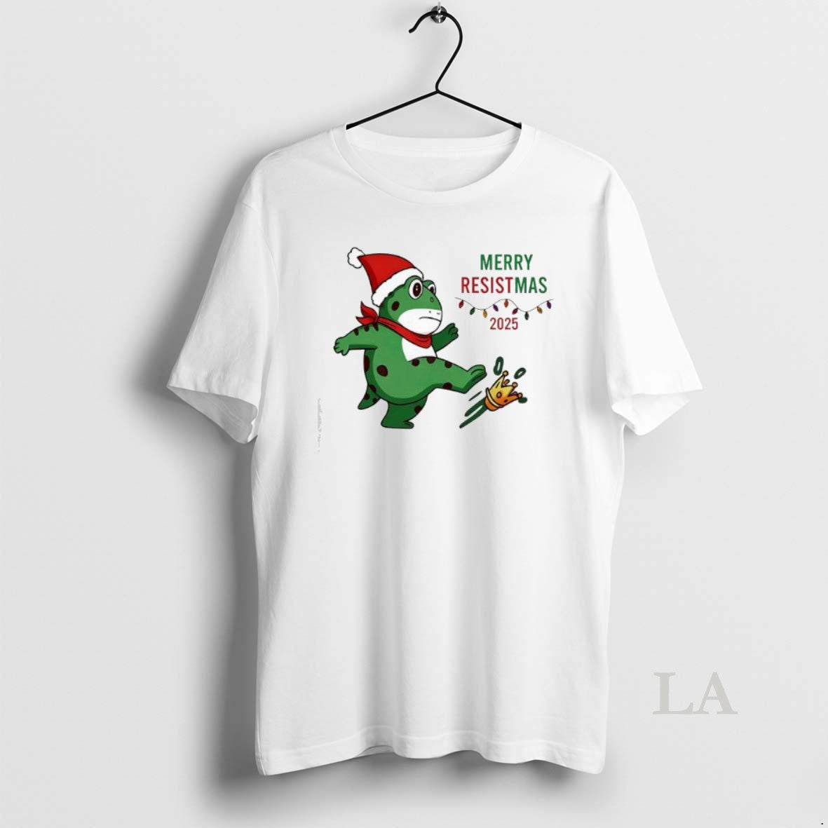 Original Portland Protest Frog Merry Resistmas