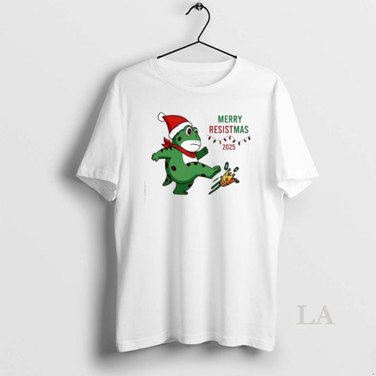 Original Portland Protest Frog Merry Resistmas