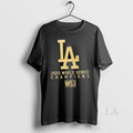 Original Premium Los Angeles Dodgers 2024 2025 9 Time World Series Champions Black
