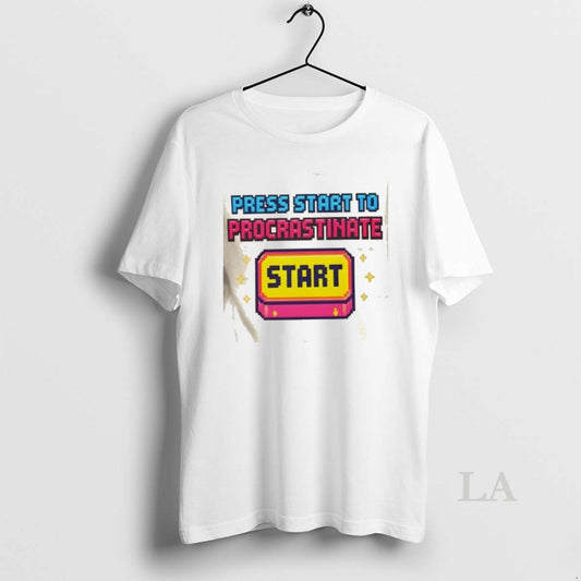 Original Press Start To Procrastinate