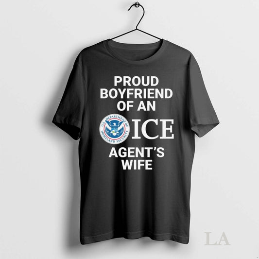 Original Proud Boyfriend Of An Ice Agents Wife Tee Sweater