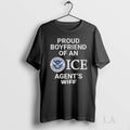 Original Proud Boyfriend Of An Ice Agents Wife Logo