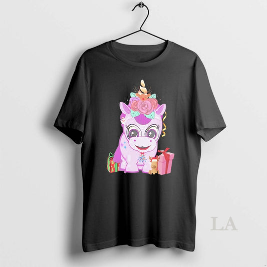 Original Purple Unicorn Christmas Gifts Reindeer Bow Holiday