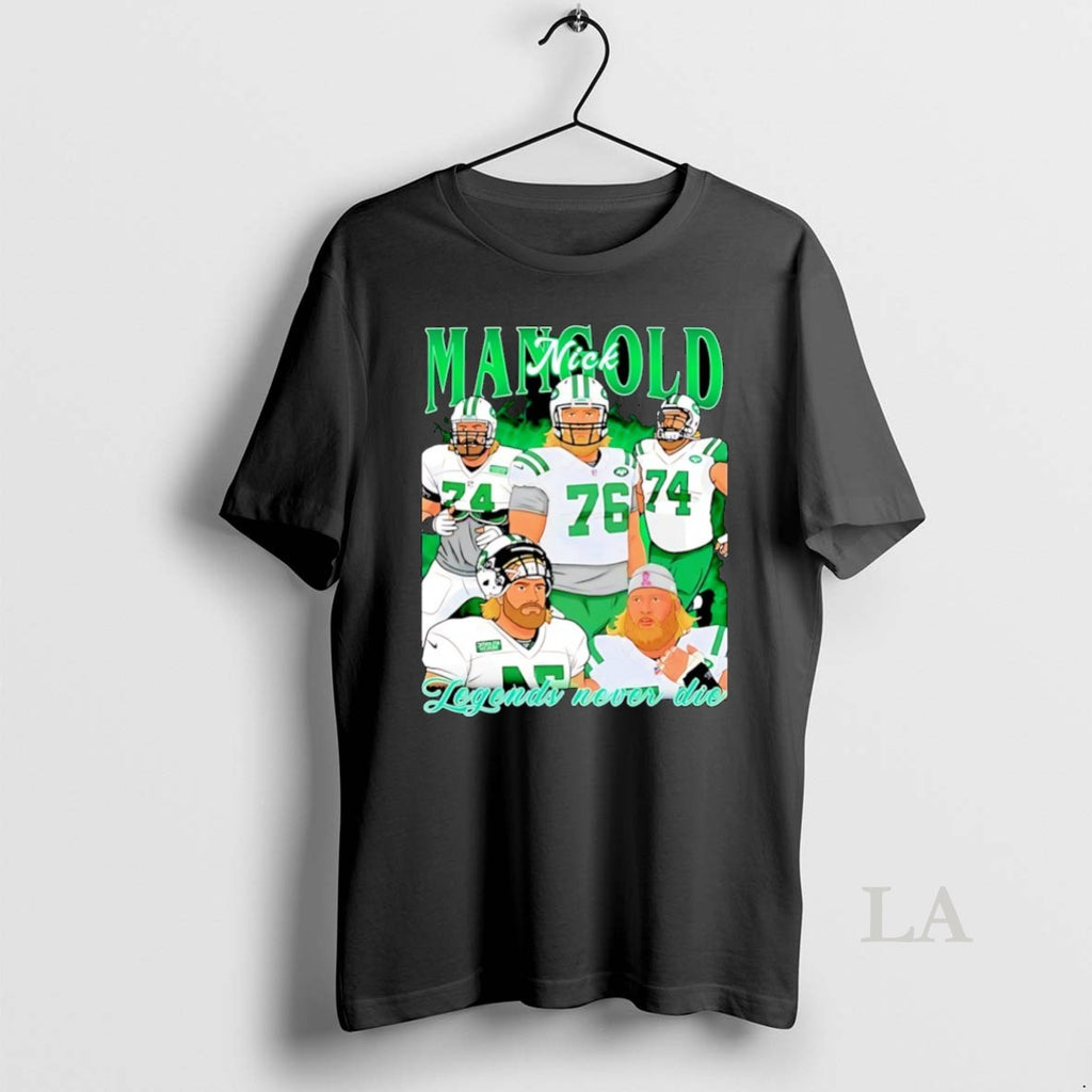 Original Rip Nick Mangold Legends Never Die Ny Jets Graphic