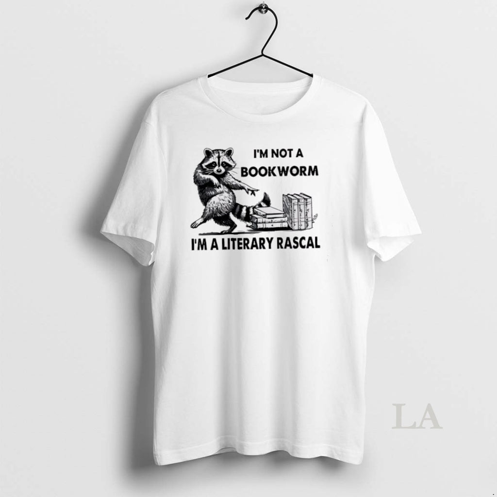 Original Raccoon Im Not A Bookworm Im A Literary Rascal