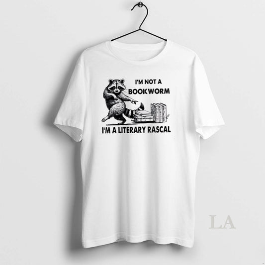 Original Raccoon Im Not A Bookworm Im A Literary Rascal