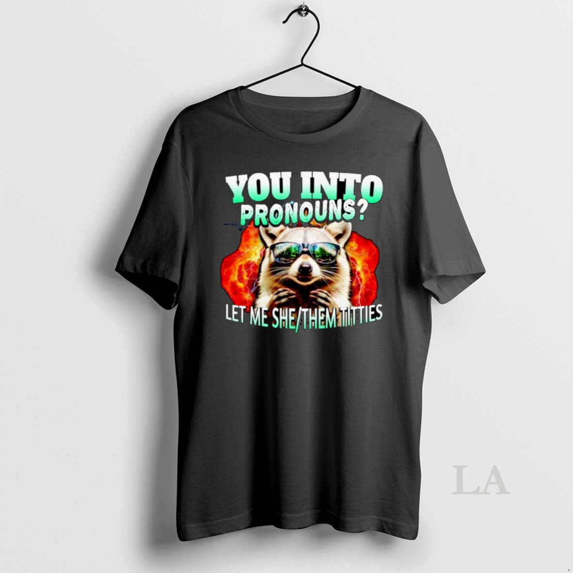Original Raccoon You Into Pronouns Let Me She Them Titties Ornaments