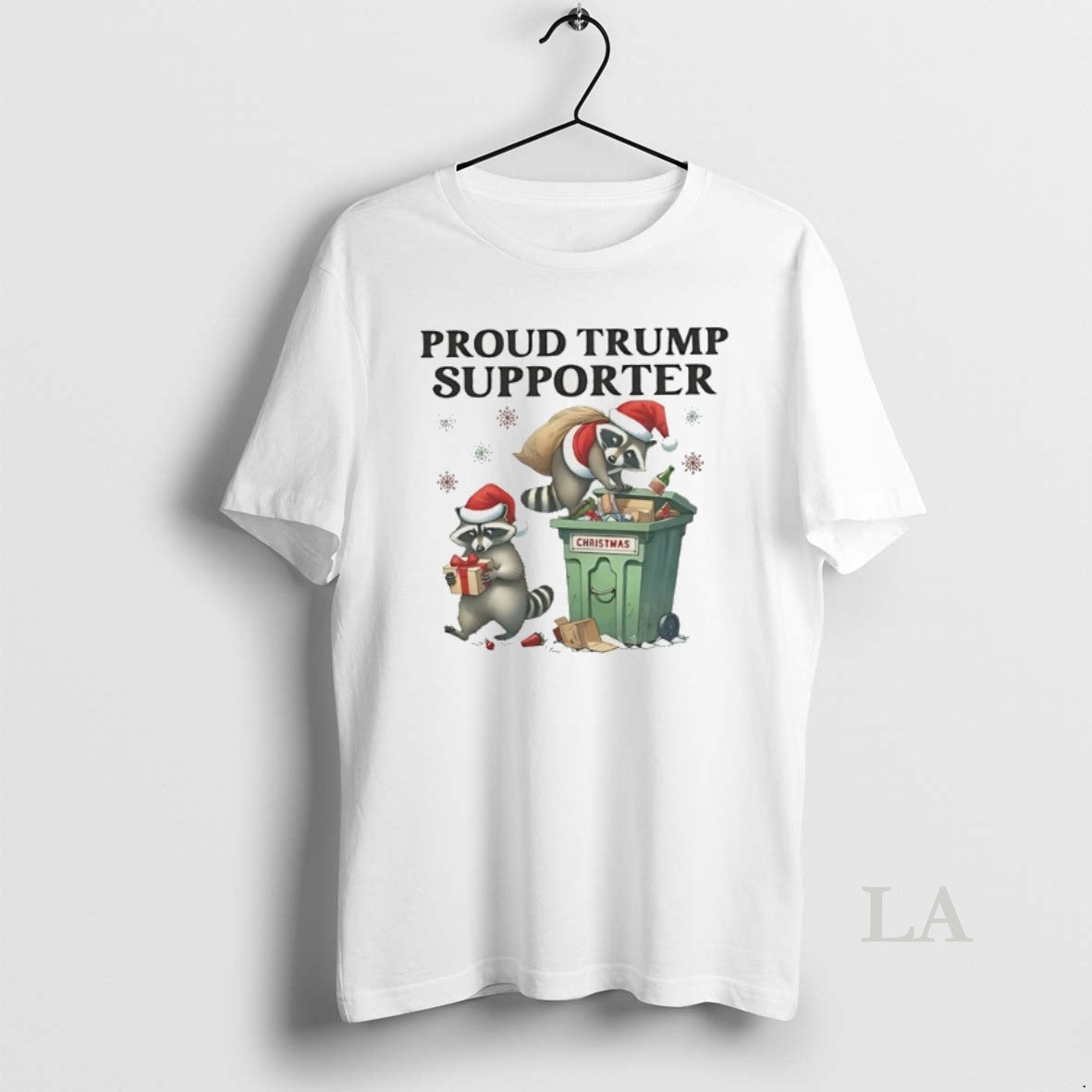 Original Raccoons Christmas Hat Proud Trump Supporter