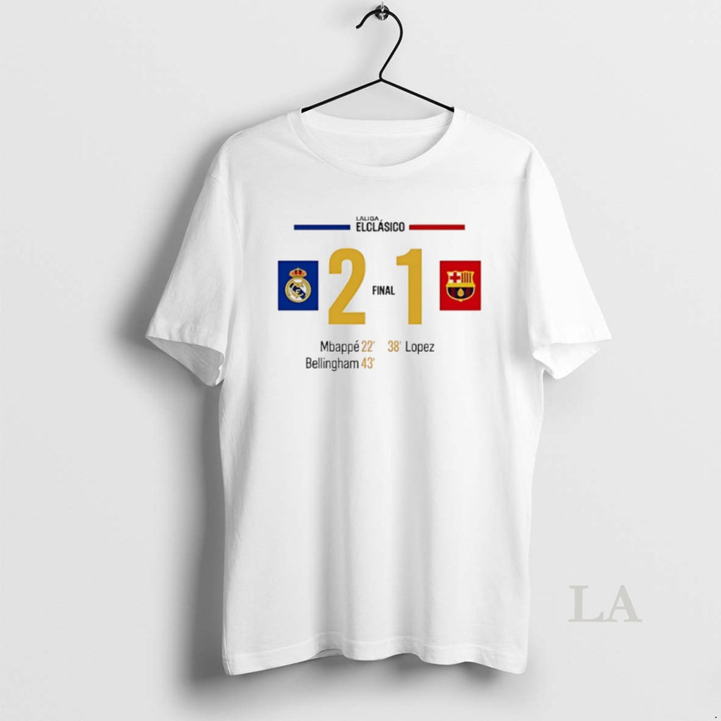 Original Real Madrid 2 1 Barcelona El Clasico 2025 Victory