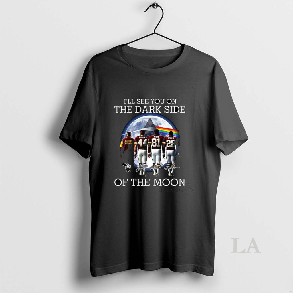 Original Redskins Ill See You On The Dark Side Of The Moon Signature