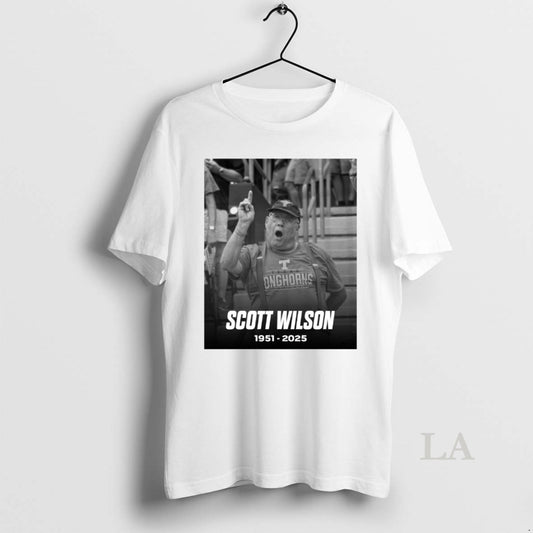 Original Rest In Peace Scott Wilson The Greatest Texas Fan Of All Time 1951 2025
