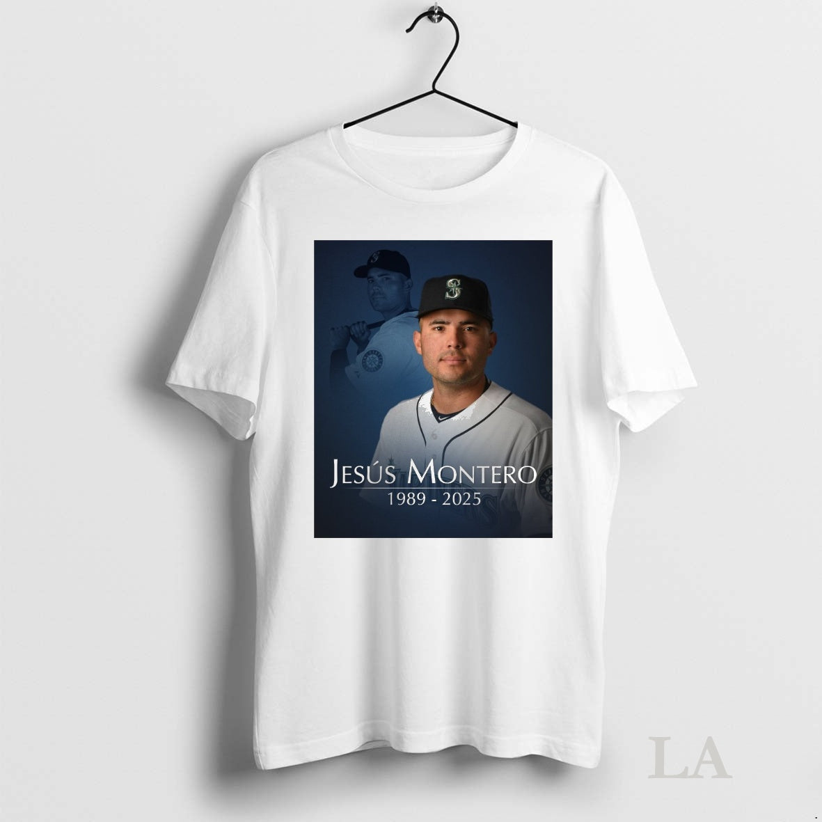 Original Rest In Peace Jesus Montero 1989 2025 Seattle Mariners On Tap Tee Sweater