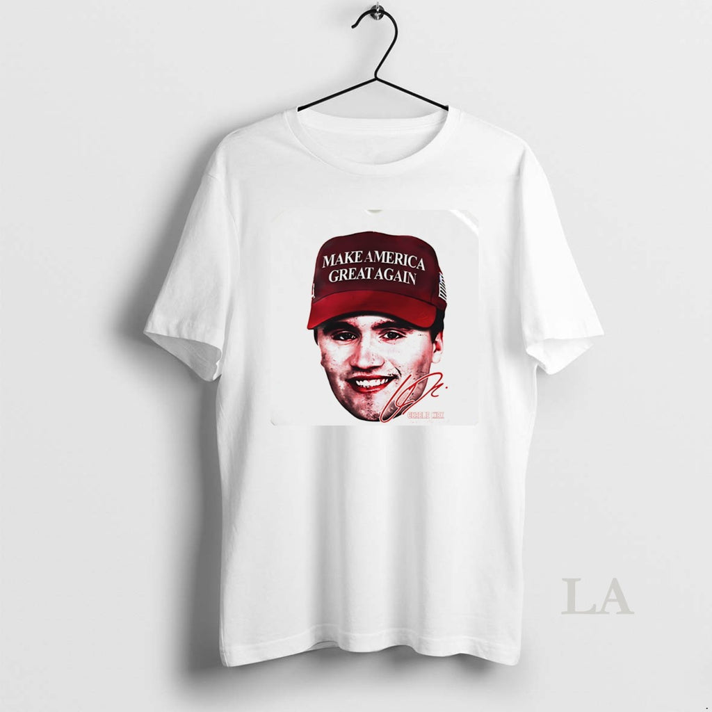 Original Rest In Peace Charlie Kirk Make America Graet Again White