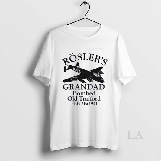Original Roslers Grandad Bombed Old Trafford 1941 Manchester Football