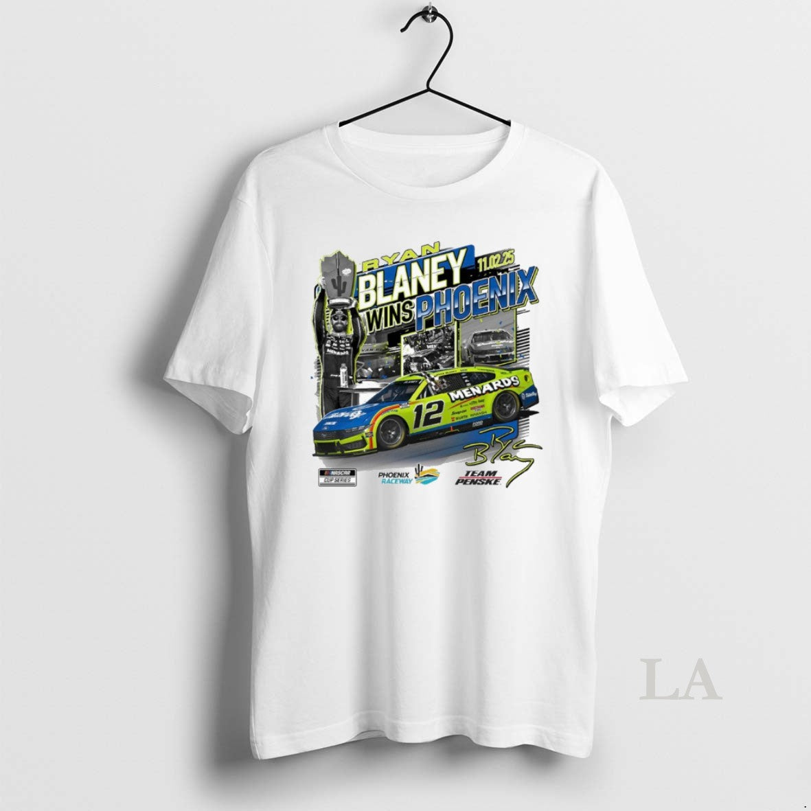 Original Ryan Blaney Checkered Flag Sports 11 02
