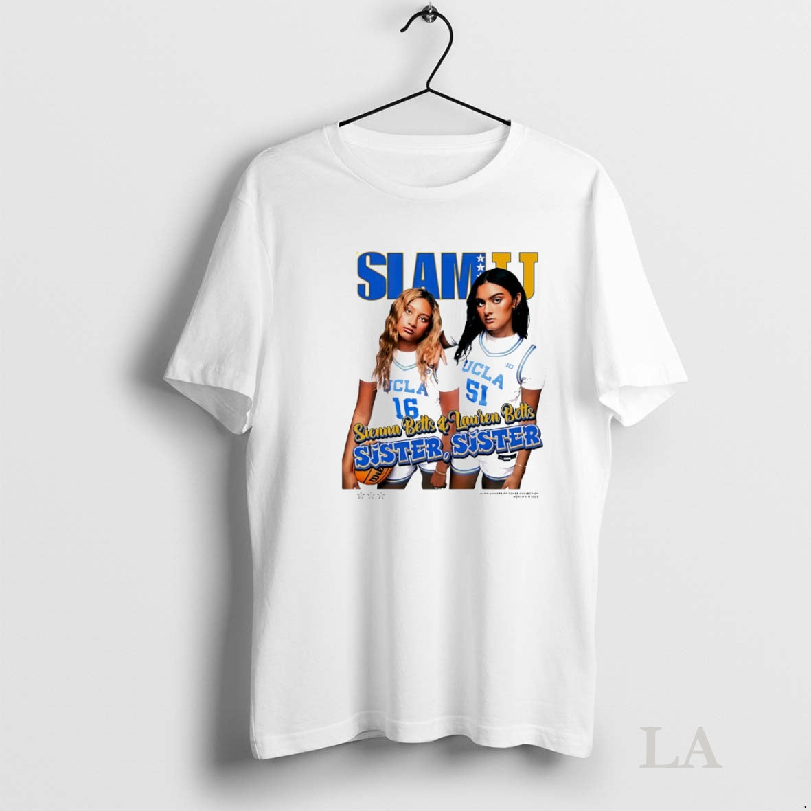 Original Slam Ucla Sienna Betts And Lauren Betts Sisters Sisters Circle