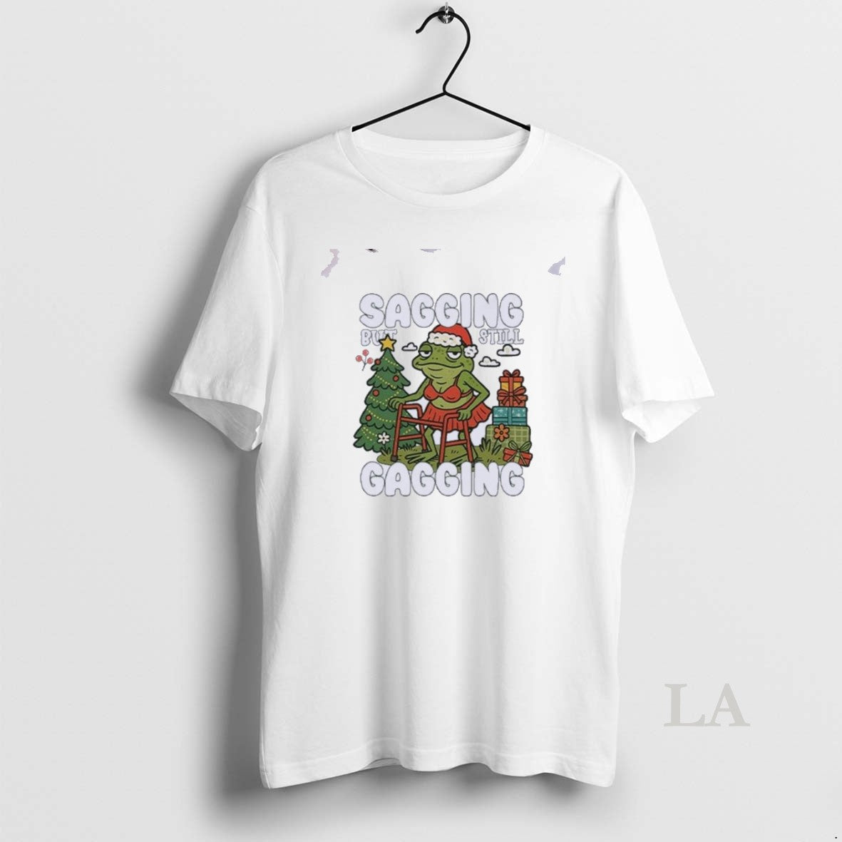 Original Sagging But Still Gagging Frog Christmas