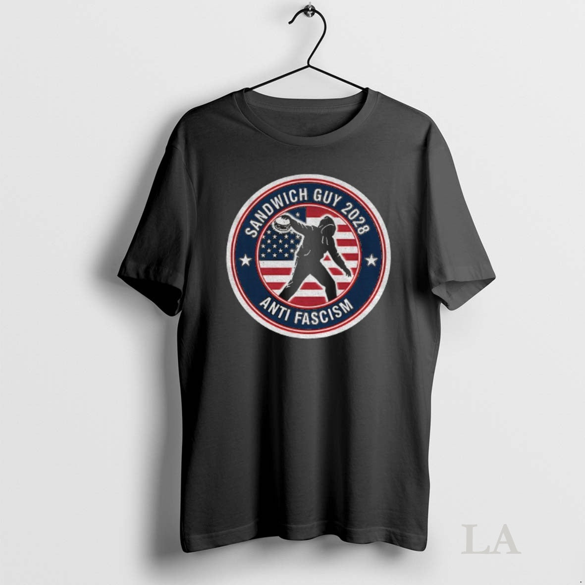 Original Sandwich Guy Resist 2025 Anti Fascism Ameircan Flag