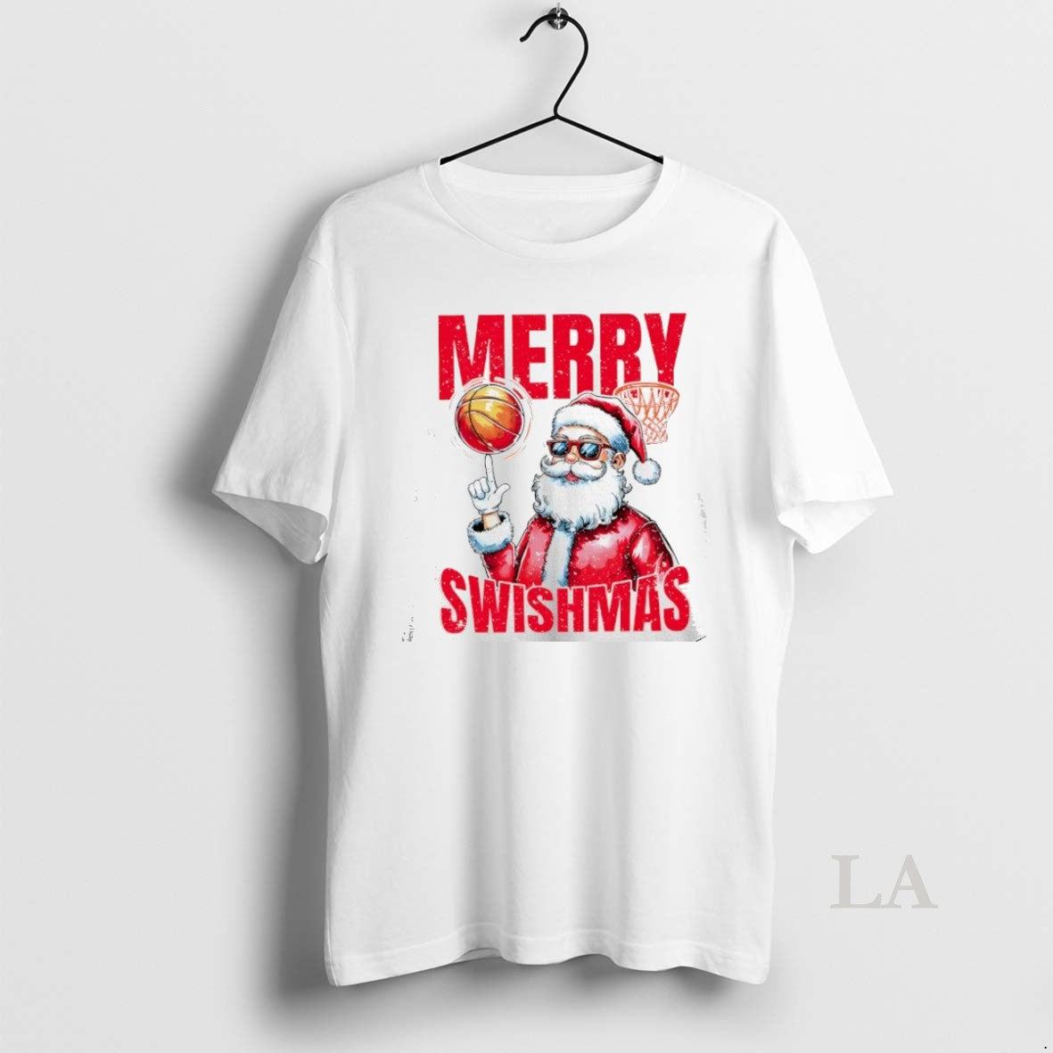 Original Santa Basketball Player Merry Swishmas Christmas