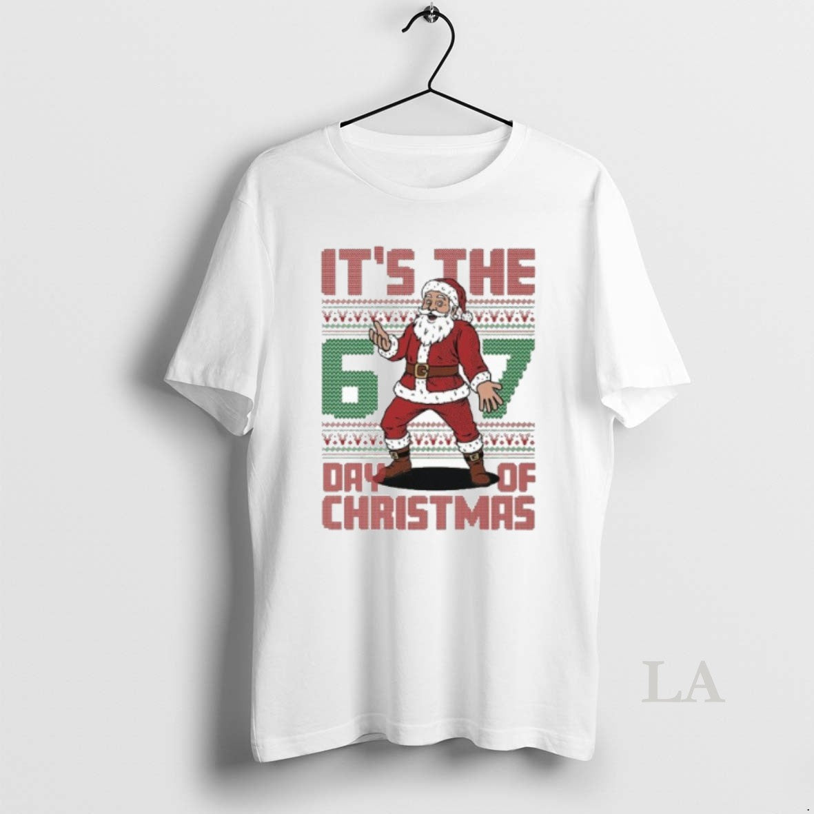 Original Santa Claus 6 7 Day Of Christmas Ugly
