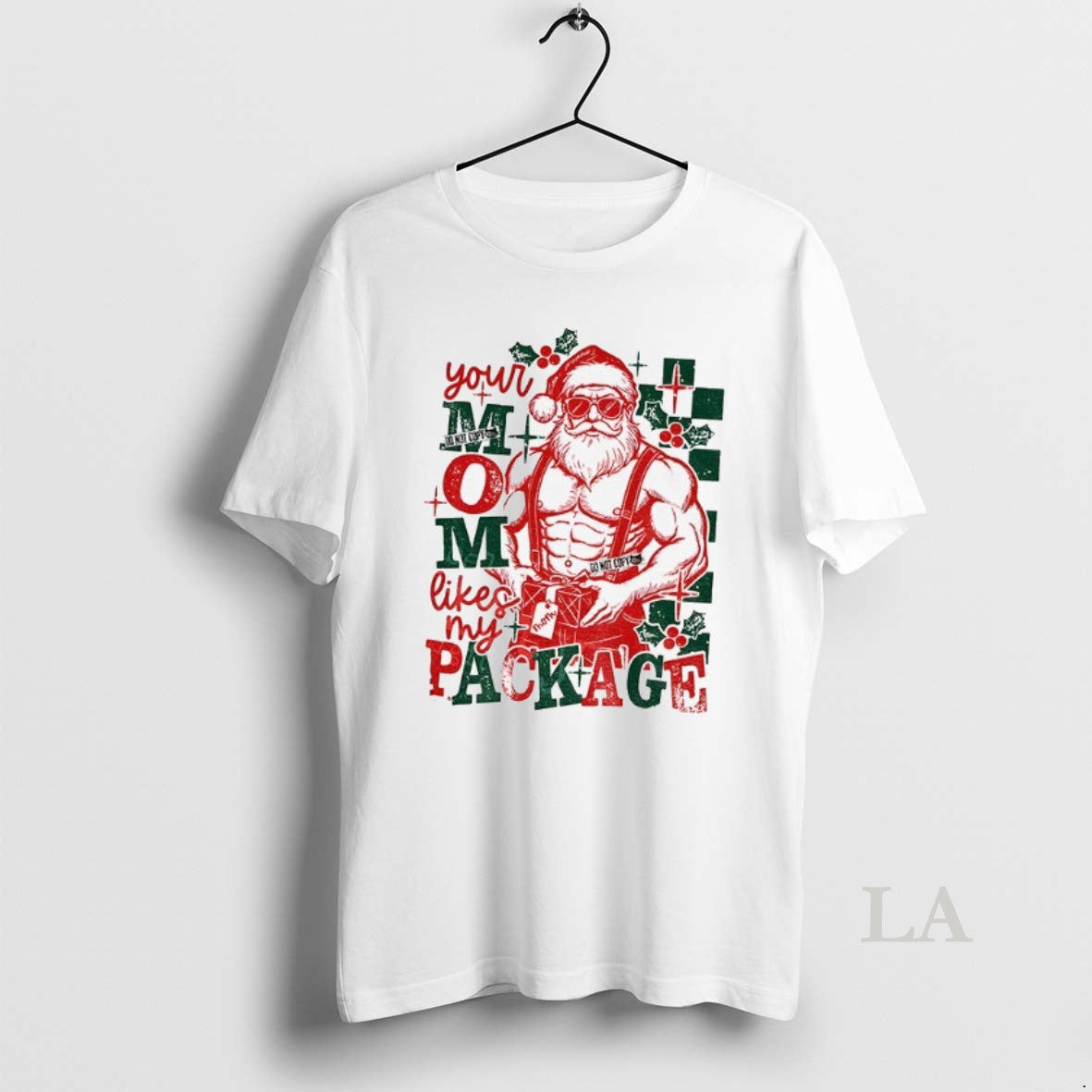 Original Santa Claus Your Mom Likes My Package Funny Christmas