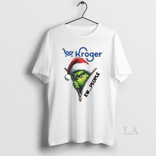Original Santa Grinch Kroger Logo Ew