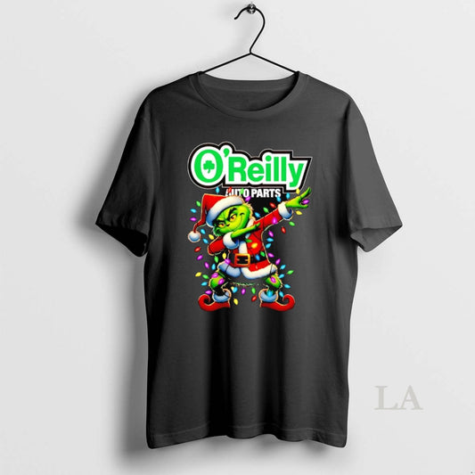 Original Santa Grinch Dabbing Oreilly Auto Parts Christmas Light