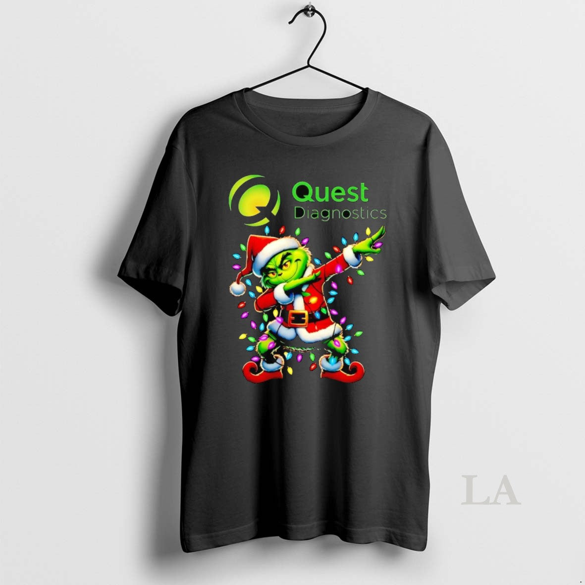 Original Santa Grinch Dabbing Quest Diagnostics Christmas Light