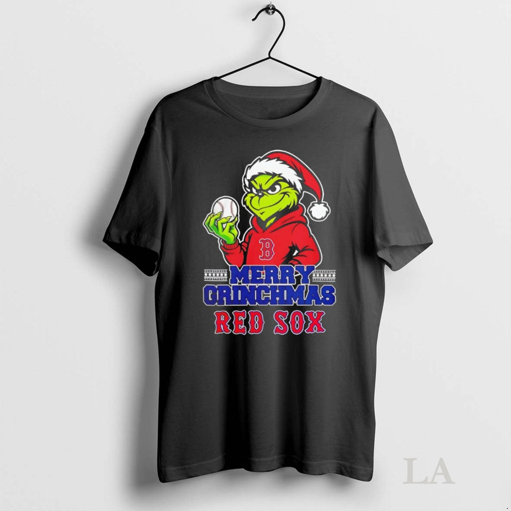 Original Santa Grinch Wears Boston Red Sox Baseball Merry Christmas 2025