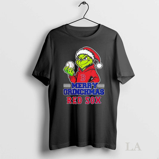 Original Santa Grinch Wears Boston Red Sox Baseball Merry Christmas 2025