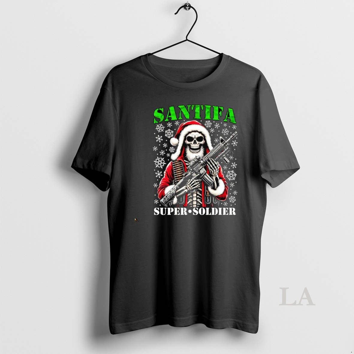 Original Santa Skull Santifa Super Soldier Christmas