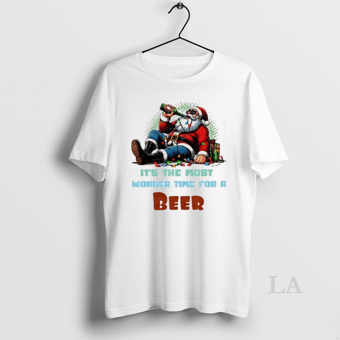 Original Santa Drunk Its The Most Wonder Time For A Beer