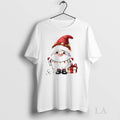 Original Santa Gnome With Christmas Lights And Gift Box
