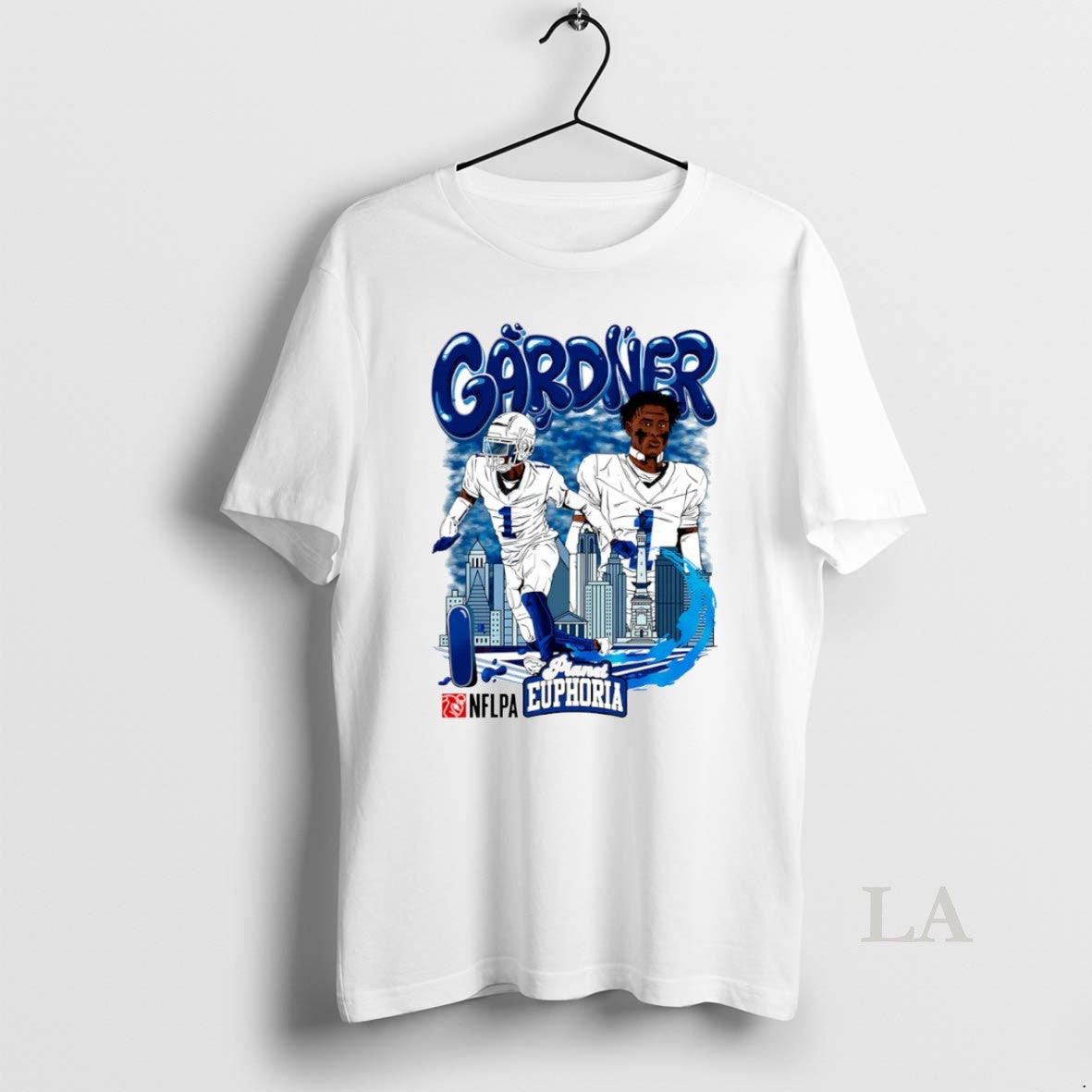 Original Sauce Gardner 1 Indianapolis Colts Football Skyline Comic Circle