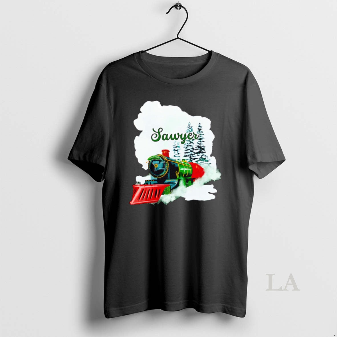Original Sawyer Watercolor Christmas Train