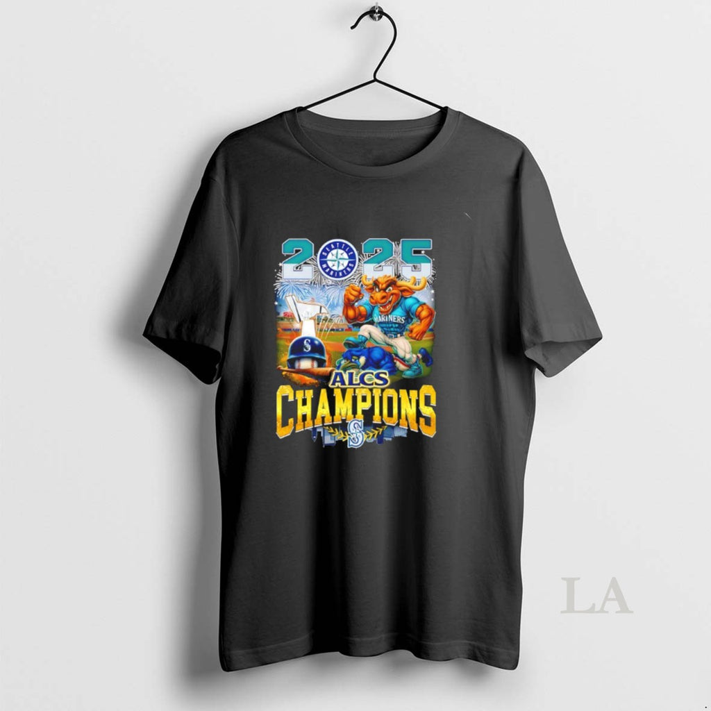 Original Seattle Mariners Baseball 2025 Alcs Champions Signatures Mascot