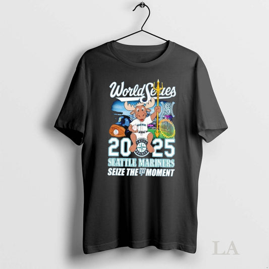 Original Seattle Mariners World Series 2025 Seize The Moment Tee Sweater
