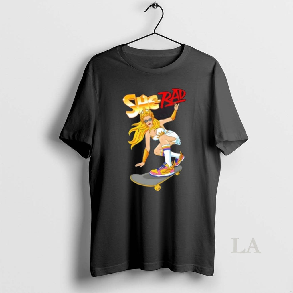 Original She Rad Skateboard Retro Cool Girl
