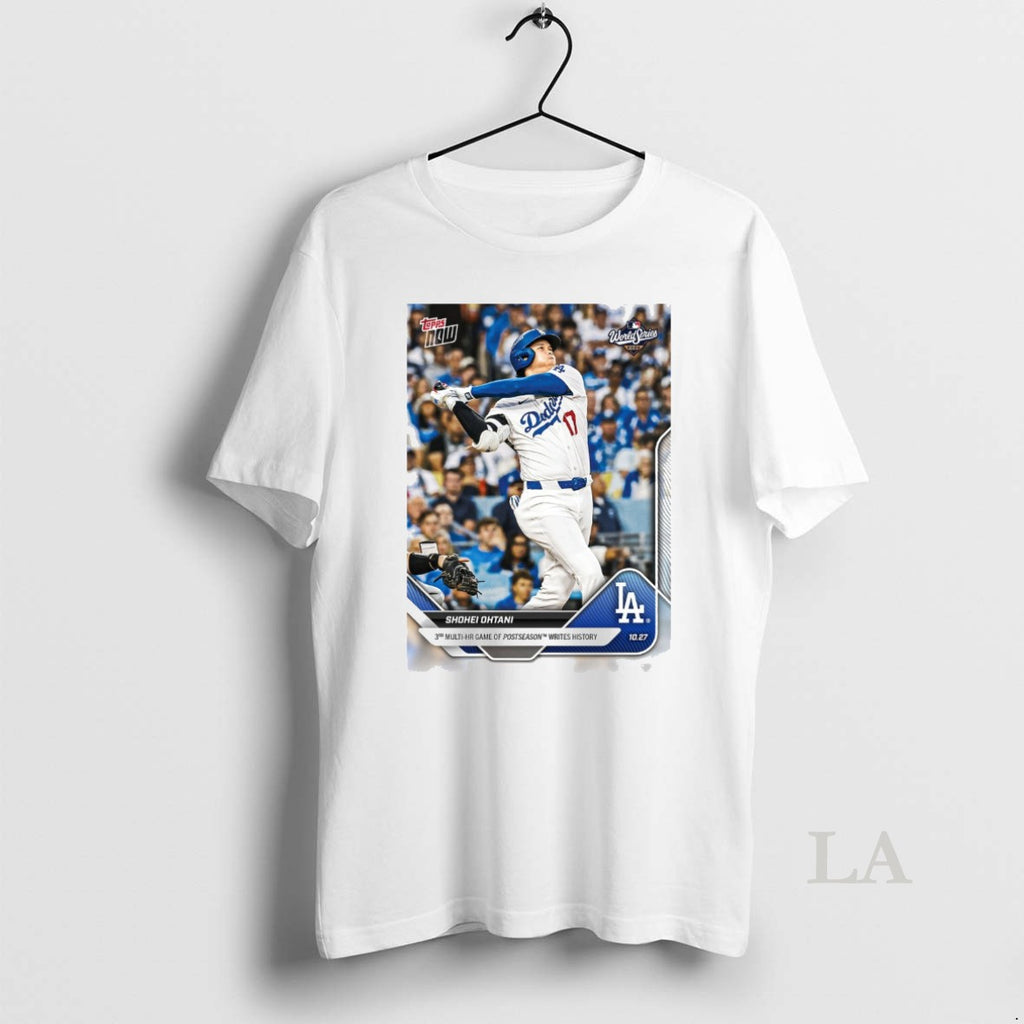 Original Shohei Ohtani 2025 Mlb Topps Los Angeles Dodgers 3rd Multi Hr Game Of Postseason