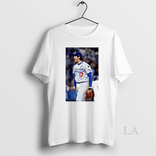 Original Shohei Ohtani La Player Number 17 Graphic