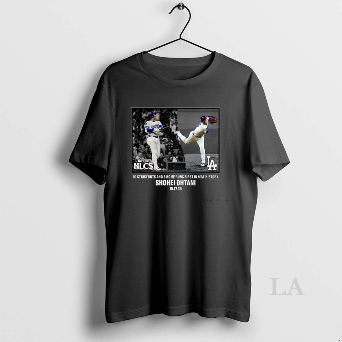 Original Shohei Ohtani Los Angeles Dodgers 2025 Nlcs 10 Strikeouts And 3 Home Runs First