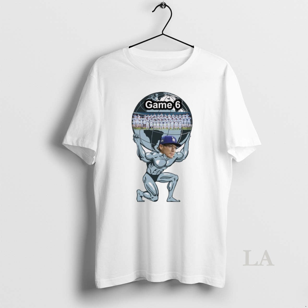 Original Shohei Ohtani Los Angeles Dodgers Mlb Figure Atlas Game 6 Meme