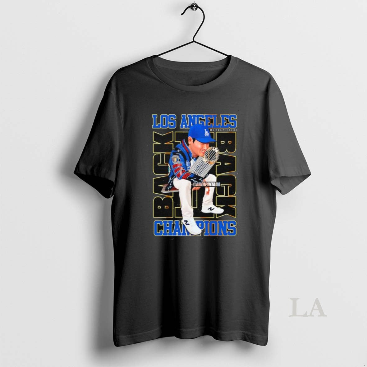 Original Shohei Ohtani Back To Back Los Angeles Champions
