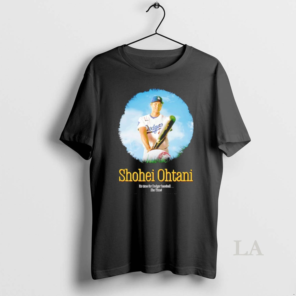 Original Shohei Ohtani Its Time For Dodgers Baseball Sho Time