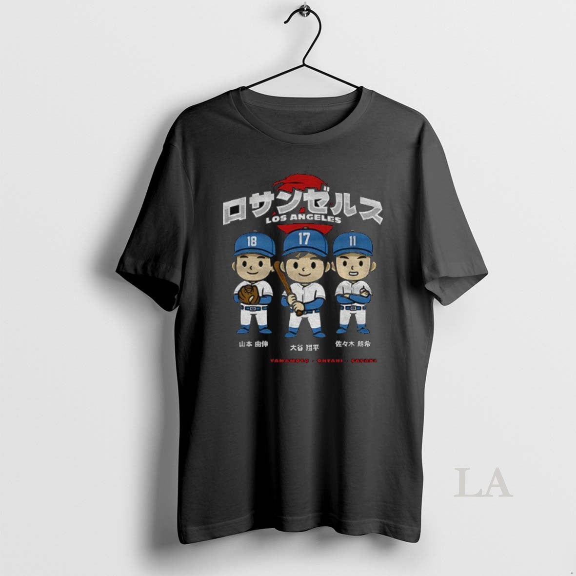Original Shohei Ohtani Vs Yoshinobu Yamamoto Los Angeles Champions Back To Back World Series Graphic