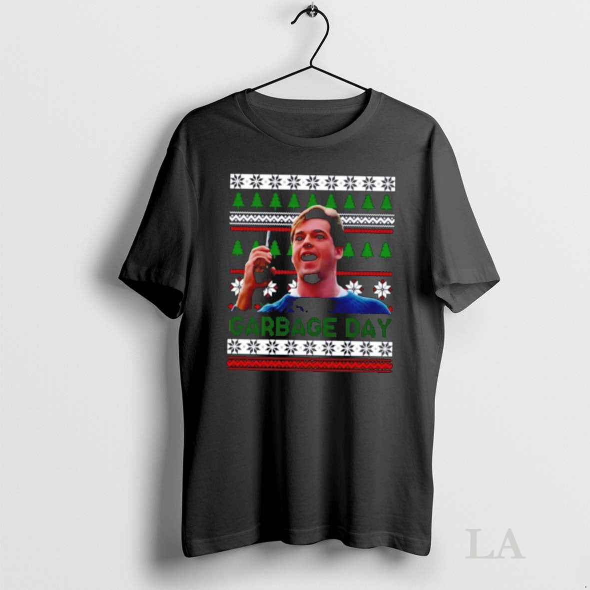 Original Silent In Night Garbage Day Ugly Christmas Sweat Tee Sweater